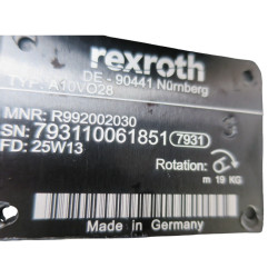 HYDRAULIC PUMP BOSCH REXROTH R992002030 R902433227 V6543542